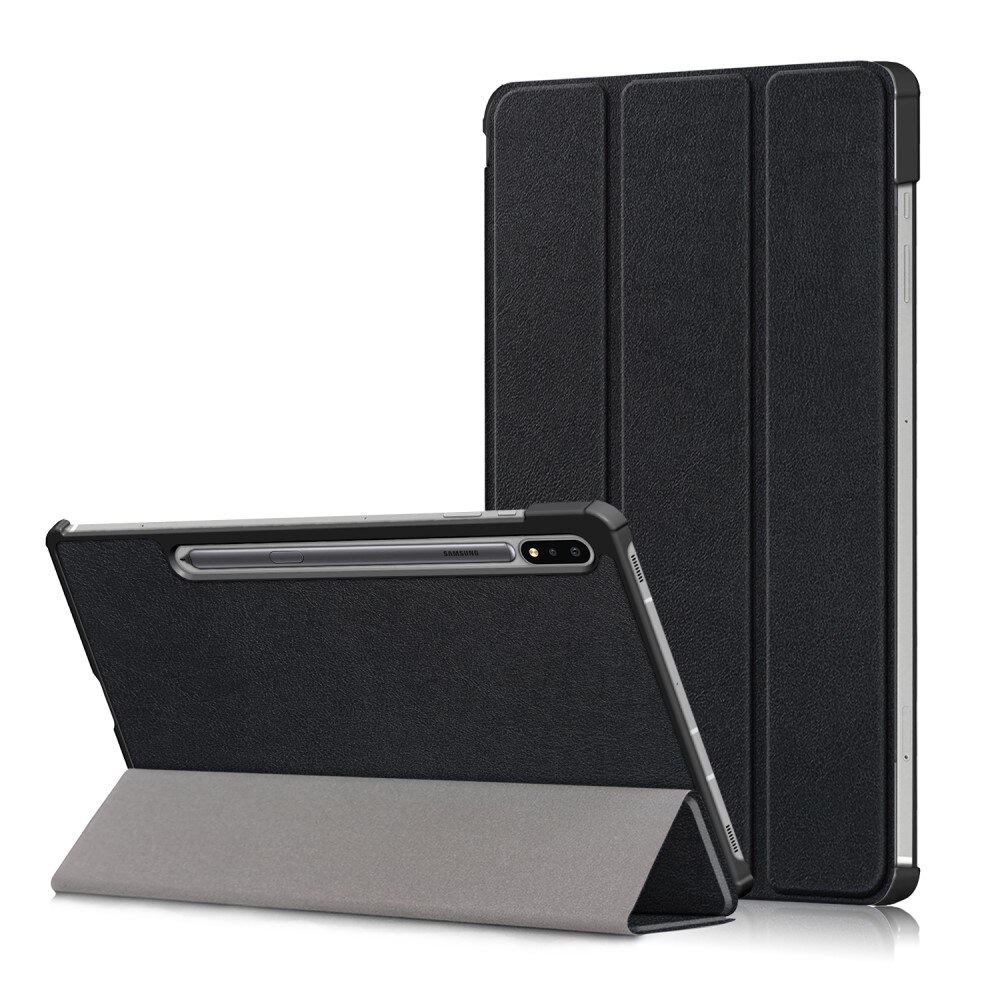Kotelo Tri-fold Samsung Galaxy Tab S7 FE Musta
