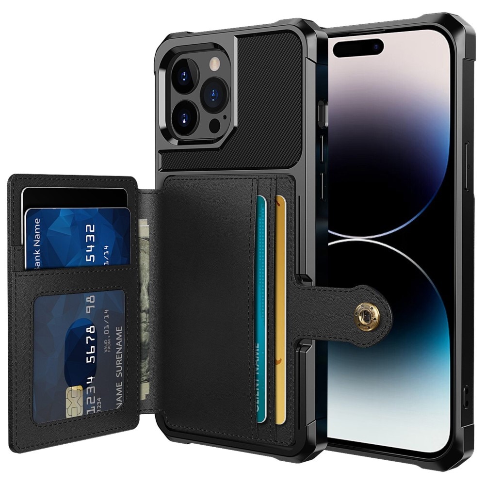 Tough Multi-slot Case iPhone 14 Pro Max Musta