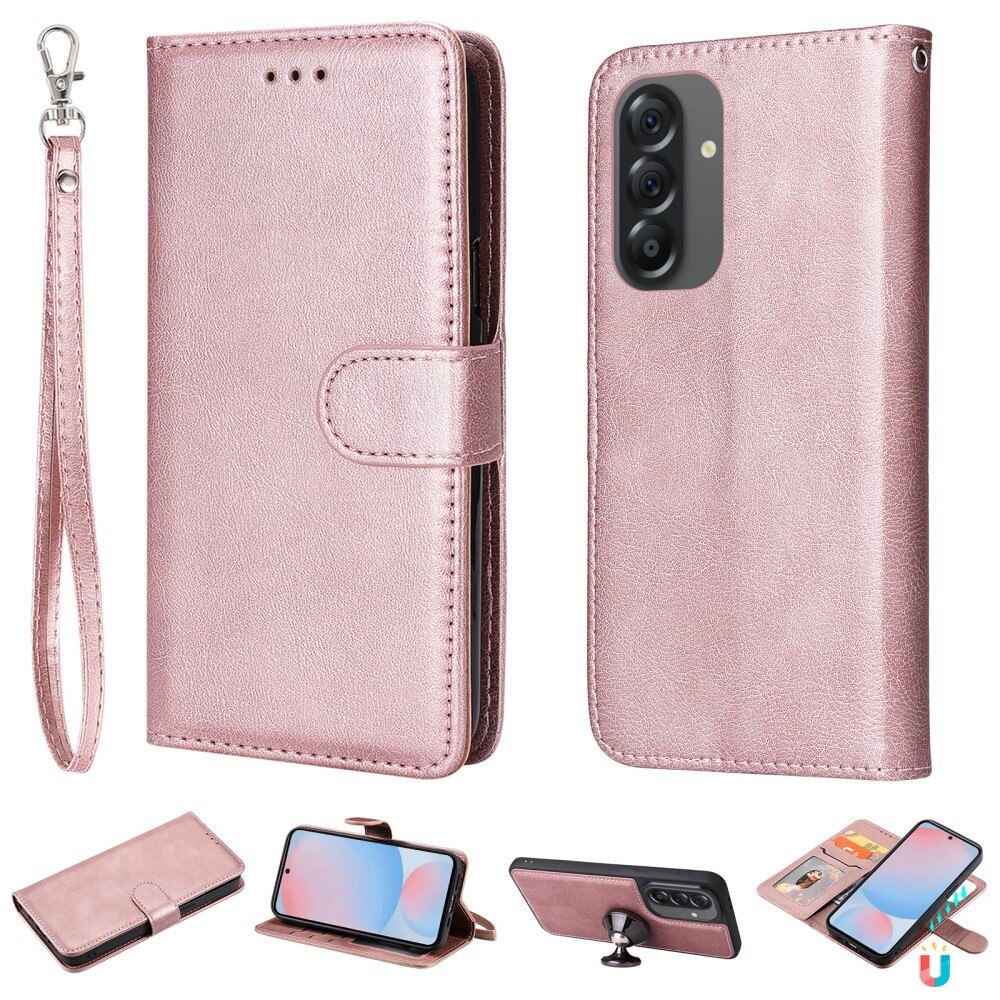 Magneettinen lompakko Samsung Galaxy A56 Vaaleanpunainen