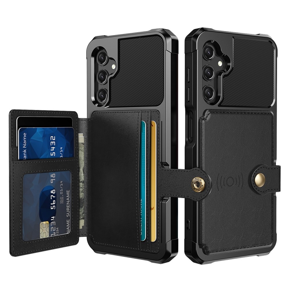 Tough Multi-slot Case Samsung Galaxy A15 Musta