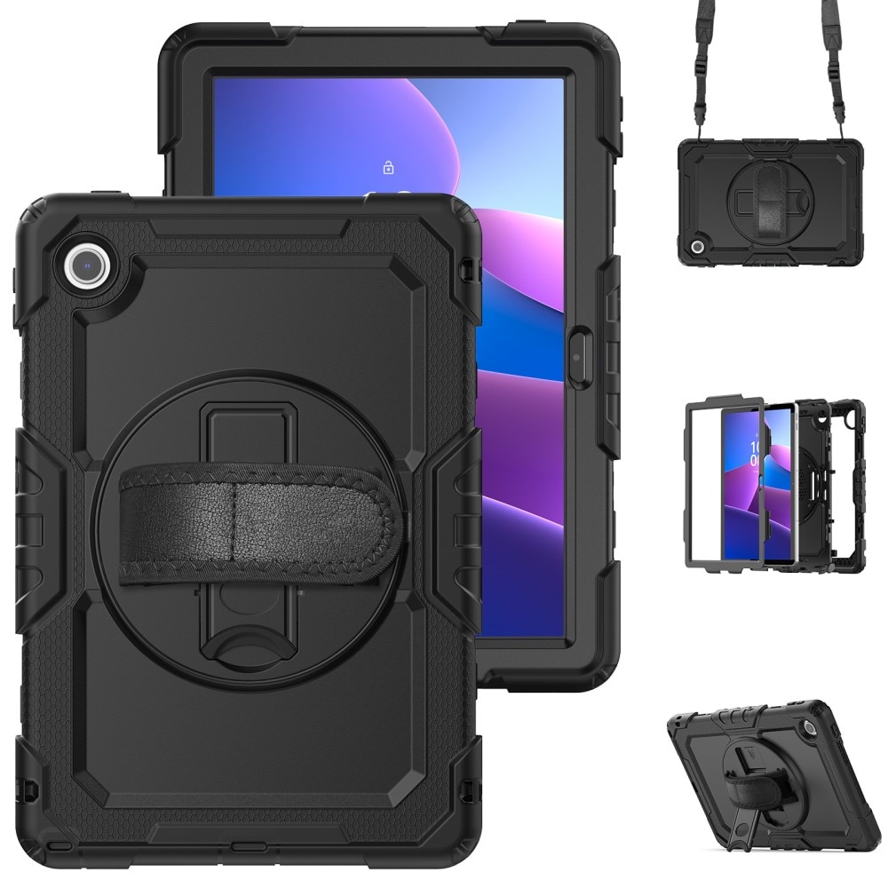 Iskunkestävä Full Protection Hybridikuori  Lenovo Tab musta