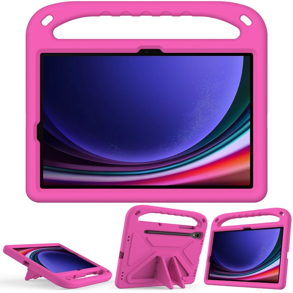 Kuori EVA kahvalla Samsung Galaxy Tab S9 Vaaleanpunainen