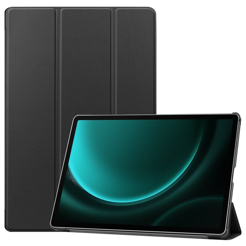 Kotelo Tri-fold Samsung Galaxy Tab S9 FE Plus Musta