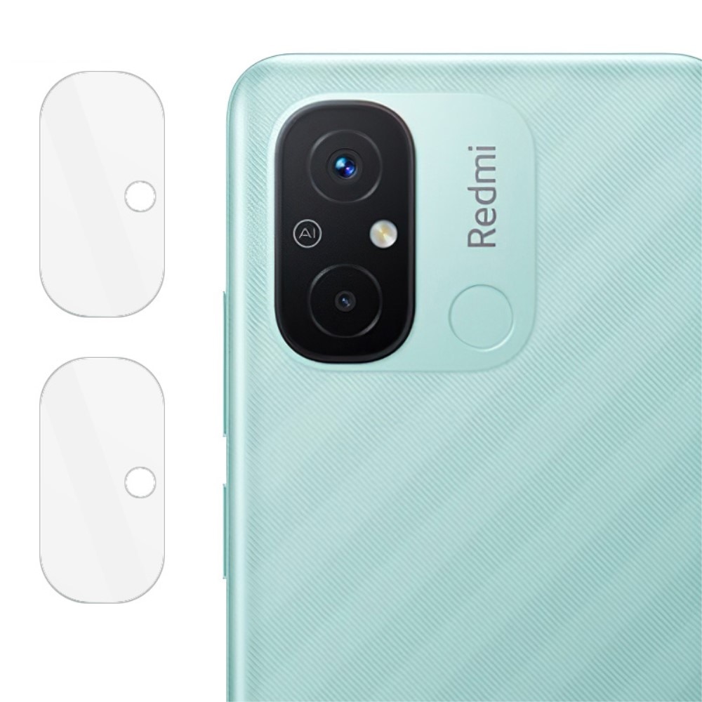 2-pack Panssarilasi Kameran Linssinsuoja Xiaomi Redmi 12C Kirkas