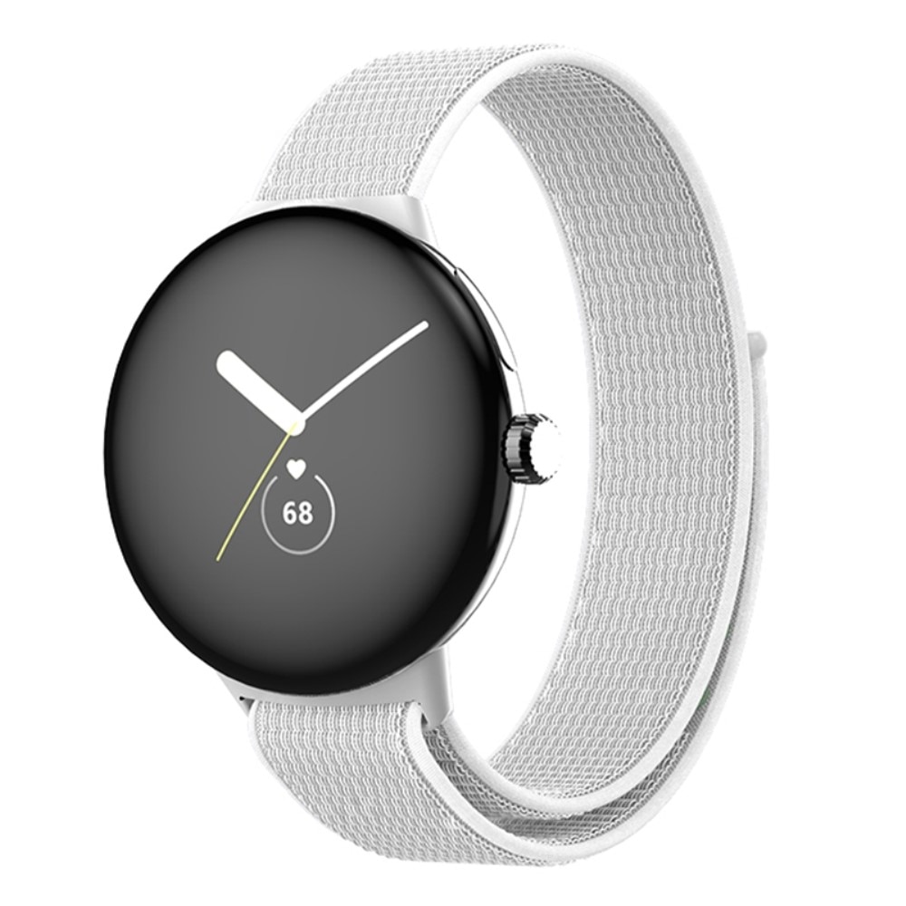 Nailonranneke Google Pixel Watch Valkoinen