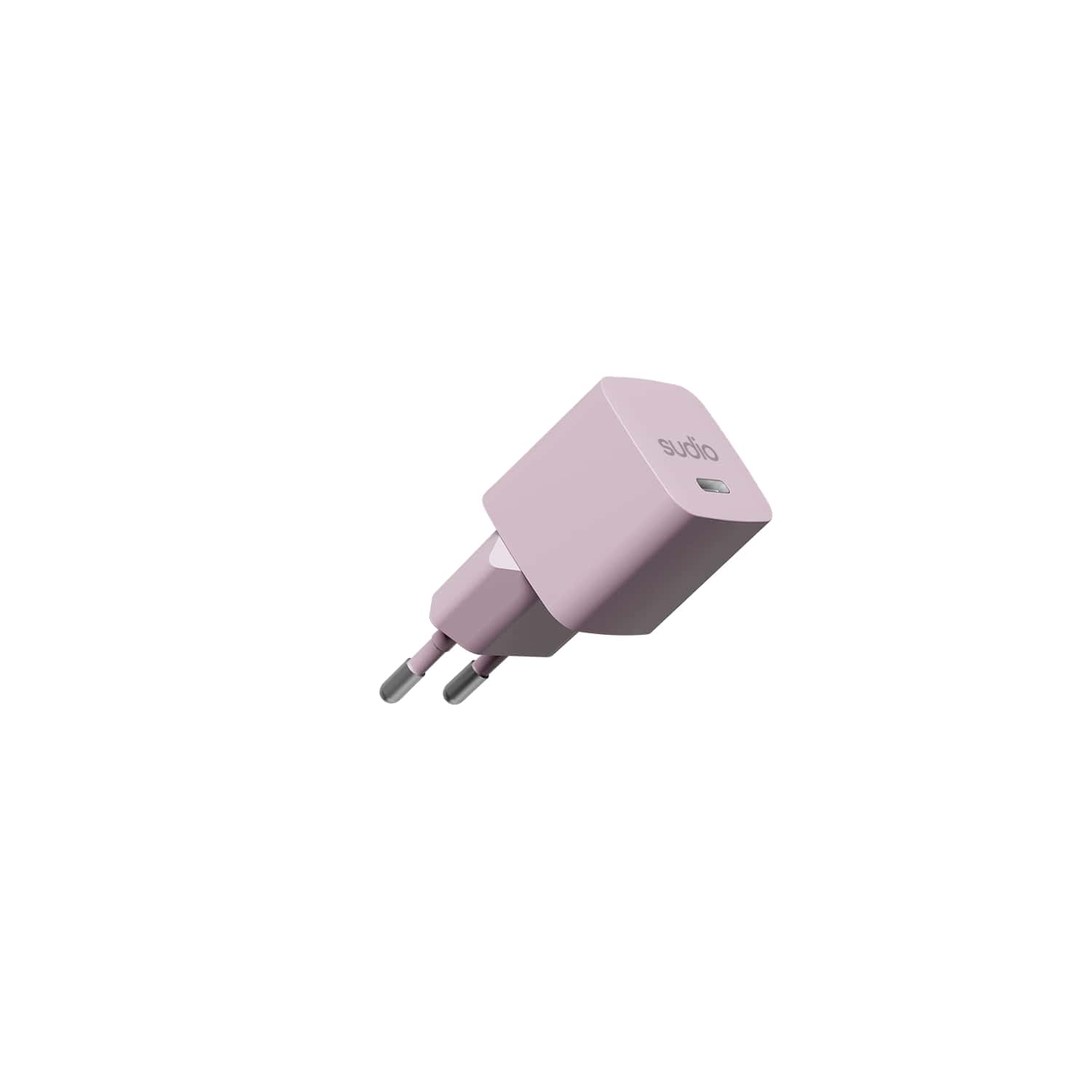 P1 Seinälaturi 25W USB-C Vaaleanpunainen