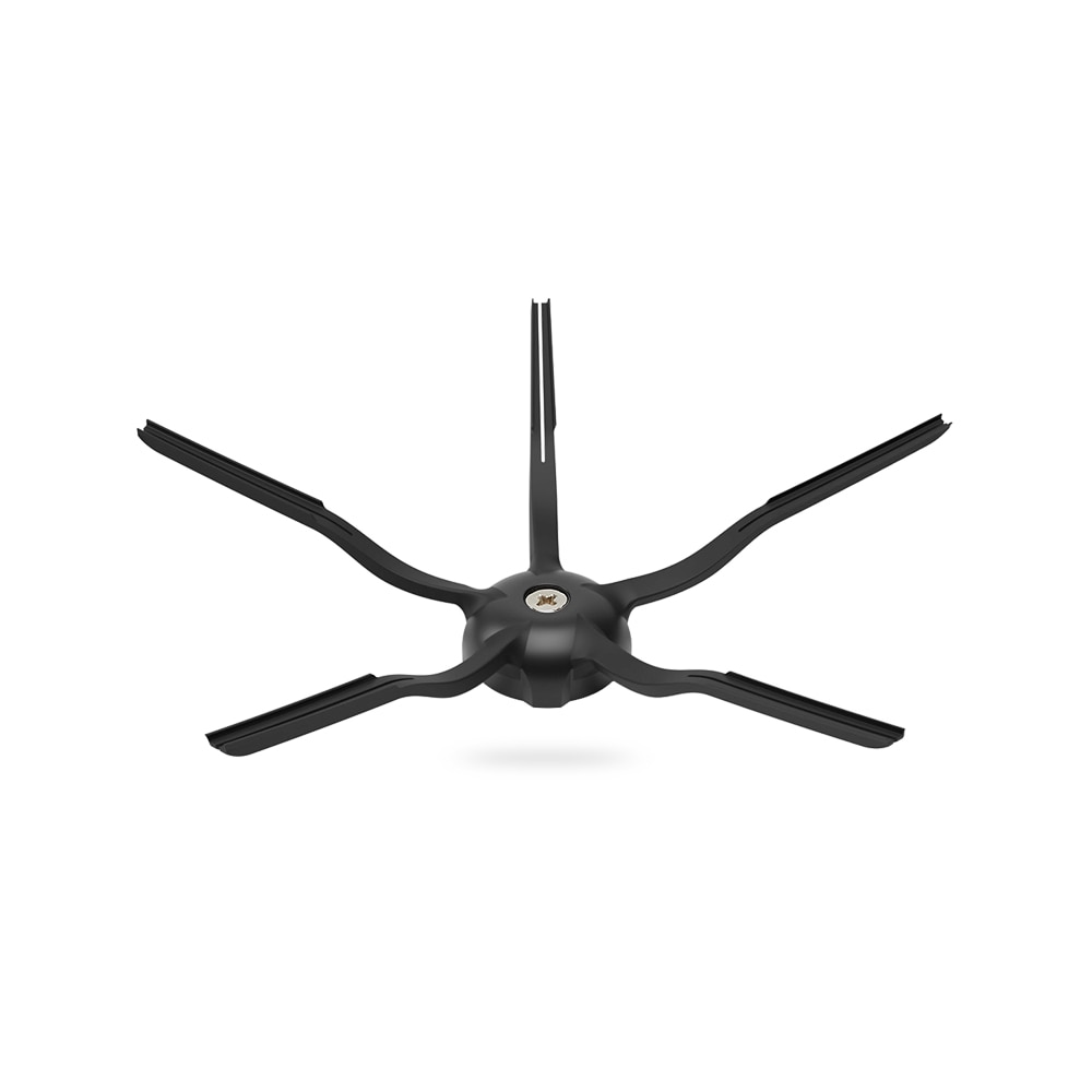 Sivuharjat 2-pack  Roborock S7 MaxV musta