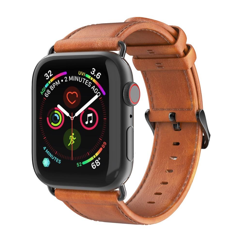 Leather Watch Band Apple Watch Series 10 42mm Tan